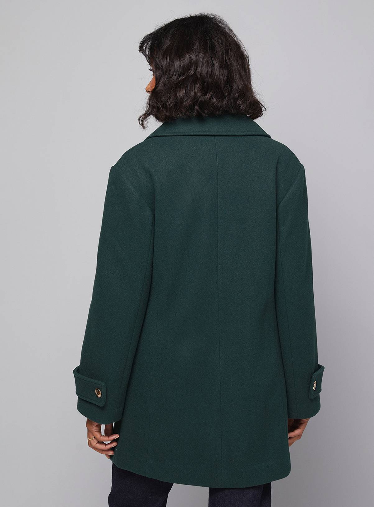 WALLIS Mid Length Double Breasted Coat 8 - Image 4